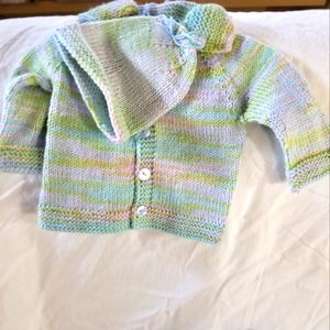 Handmade Knitted Baby Sweater